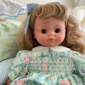 Vintage Italian ZANINI ZAMBELLI Toddler Doll, About 19" Tall